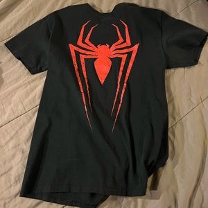 Black and Red SpiderMan Shirt